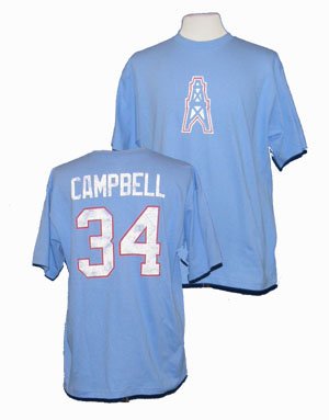 Earl Campbell Houston Oilers NFL Player T-Shirt