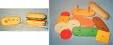 Wooden Educational Stack Toy - Hoagie Sandwich