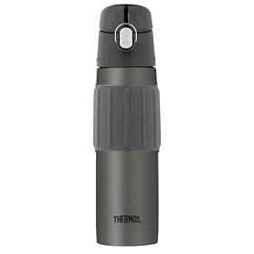 Thermos 18-Ounce Stainless-Steel Hydration Bottle, CharcoalThermos Stainless Steel Hydration Bottle