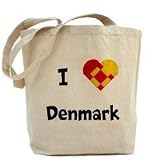 I Love Denmark Canvas Bag