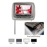 Farenheit HRD93BG&nbsp; 9&rdquo; Wide (16:9)&nbsp; Pre-Loaded Universal Replacement Headrest DVD/Monitor Combo with&nbsp;1 &nbsp;Headphone - Beige