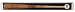Deluxe Backwards Baseball Bat Athletics Logo Display Case