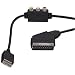 Cable péritel pour playstation 2 PS2, longueur 1.8 m