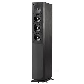 Jamo - S608 - Paire d'enceintes - 2 voies - 150 W - Noir