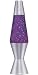 Lava Lite 10" Glitter Lamp - Purple Liquid/Silver Glitter
