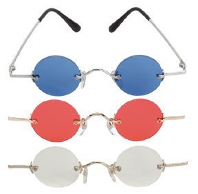 Fu Man Chu Glasses with Clear Lenses [Eyewear]  