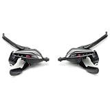 Shimano ST-EF60 Acera EZ Fire Plus Shift and Brake Lever Set (7-Speed, Cantilever, Black)
