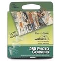 Pioneer 250 Count Self-Adhesive Clear Photo Corners