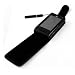 GadgetsNTechs Black Leather Flip Case for LG KU990 Viewty