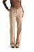 Lee Jeans Women's Missy One True Fit Belted Soft Flare Casual Pant, Light Khaki with Bronze Belt, 10M