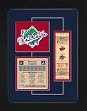 Minnesota Twins 1991 World Series Replica Ticket & Patch Frame