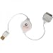 Emerge Tech Retractable USB Cable for iPod (White)