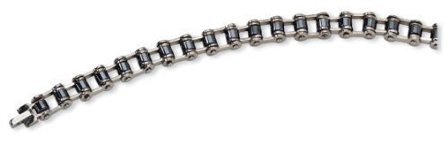 Titanium Black Plating Magnetic Links Bracelet - 8.5 Inch