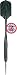 Kings Dart Black Star 24 Gramm Steeldart Dartpfeile in Darttasche
