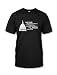 Funny Political T-Shirt , "Never Underestimate The Power Of Stupid People In Large Groups", Black , L