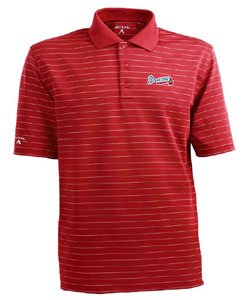 Atlanta Braves Elevate Striped Polo Shirt - Large