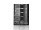 IstarUSA v7AGE420-ES 4-Bay Trayless SATA II Drive Enclosure. eSATA Host interface Supports RAID 0, 1, 5, 6, 10 ,50 design for data backup, video stream, Apple Final Cut Pro, Adobe Premiere, AVID mojo, AJA ioHD, ProRes 422, RED Camera, file server, accounting backup, hd video editing