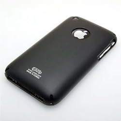 Apple iPhone 3G Soft Polycarbonate Slim fit Case -Black (Cozip Brand)Plus Smudge Free Screen Protector-Made in Korea