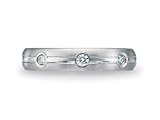 0.32 cts 4mm Comfort Fit Diamond Wedding Band - 14kt White or Yellow Gold