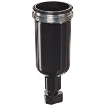 Parker PS447BP Metal Bowl with Twist Drain for 14F, 10F, 14E Series Filter/Regular and 04L Series Lubricator, 1oz Capacity, 250 psig