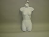 Deluxe Ladies Half Round Torso Form - White (Beware of Cheap Imitations!) Box of 1