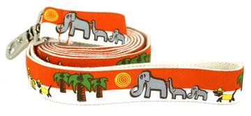 Designer Dog Leash - Save the Pack Dog Leash - Orange - 1