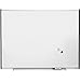 Lorell 69652 Magnetic Dry-erase Board, w/Grid Lines, 4-Ft x3-Ft, Silver/Ebony