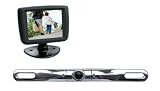 Brand New Boyo VTC403M Black Metal Bar License Plate Mount Back-Up Camera with 2.5 Rearview Color Monitor and Adjustable Viewing Angle