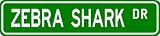 ZEBRAFISH Street Sign ~ Fishing ~ Great Fish Sign for your Lodge, Gameroom, Basement, Garage, Barn