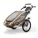 Chariot CX2 bike trailer Copper