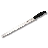 Forschner / Victorinox Slicer, 14 in Wavy, 1 1/4 in Wide at Black Fibrox Handle Model 40642