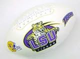 LSU Tiger Embroidered Foto Football