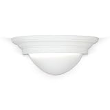 Minorca Wall Sconce (White) (11w x 5.5h x 4d)