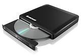Lenovo 0A33988 Slim USB Portable DVD Burner - Disk drive - DVD±RW (±R DL) / DVD-RAM - Hi-Speed USB - external - black - for ThinkPad Edge E13X, ThinkPad T430, T530, ThinkPad Tablet 2, ThinkPad X1 Carbon, X13X, X230