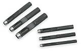 Westward 2AJK8 Hollow Punch Set, 3/16 To 1/2 In, 6 Pc