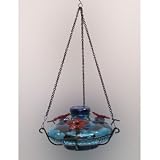 Parasol BLOOMPAQ Bloom Perch Hummingbird Feeder Aqua