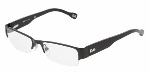 D & G DD5074 64 Eyeglasses Black Demo Lens 50-17-135