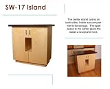 Logical Design Progression SW-17 Kitchen Island Modern Custom