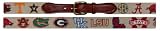 SEC College Needlepoint Belt