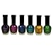 Kleancolor Metallic Nail Lacquer 6 Colors Set