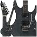 ESP LTD M100FM Electric Guitar (See Thru Black, Flame Maple)