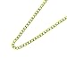 Necklace 14k Yellow Gold Cuban Design 2.5mm Widith Necklace 20"