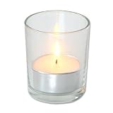 clear glass votive holder