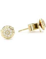 Phillips Frankel "Affair" Yellow Gold and Diamond Mini Stud Earrings