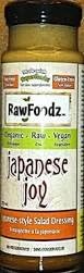 RawFoodz: Japanese Joy Salad Dressing 8.5 Oz (6 Pack)