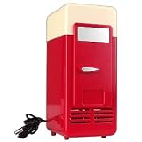 USB Powered Mini Fridge Can Cooler (Red)