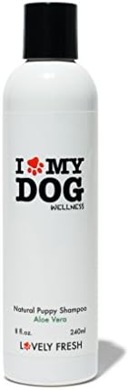 Puppy Gentle Shampoo - All Natural Grooming Product - Aloe Vera - Soothes Skin - Conditions Coat - Perfect for Pet Sensitive Youthful Skin - Premium (8 Fl. Oz)