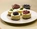 Gourmet Food : Mini Cheesecakes - Mini Cheesecakes w Wild Maine Blueberry Compote 2 count