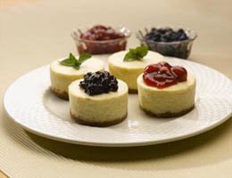 Mini Cheesecakes - Mini Cheesecakes w Cherry Compote 2 count by Gorton's of Gloucester