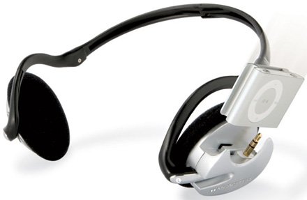 Monster iFreePlay Cordless Headphones for iPod shuffle 2G (Silver/Black)